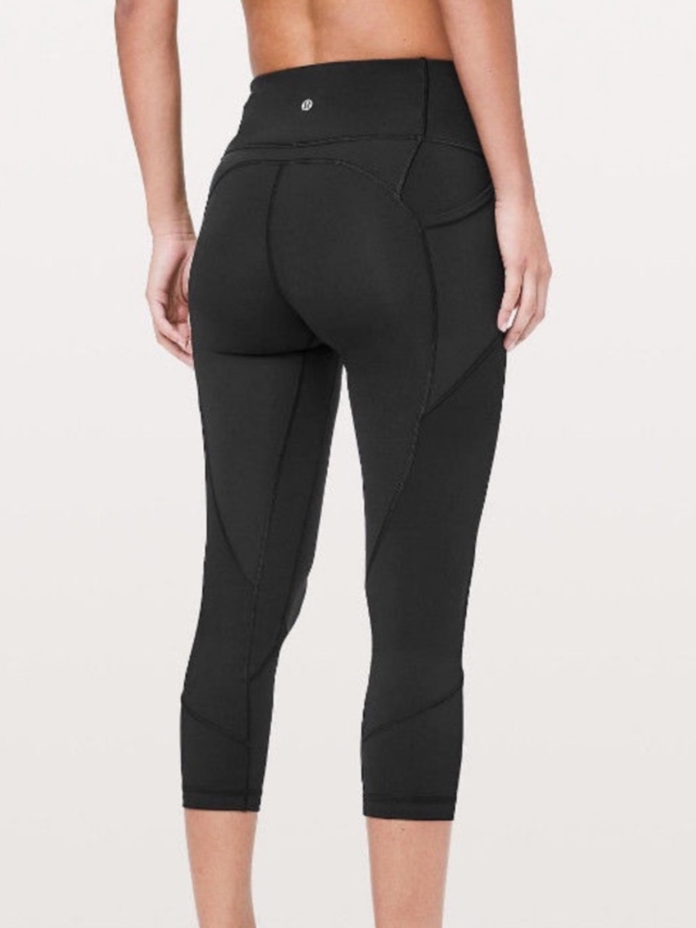 Lululemon All The Right Places Crop Leggings 6 black